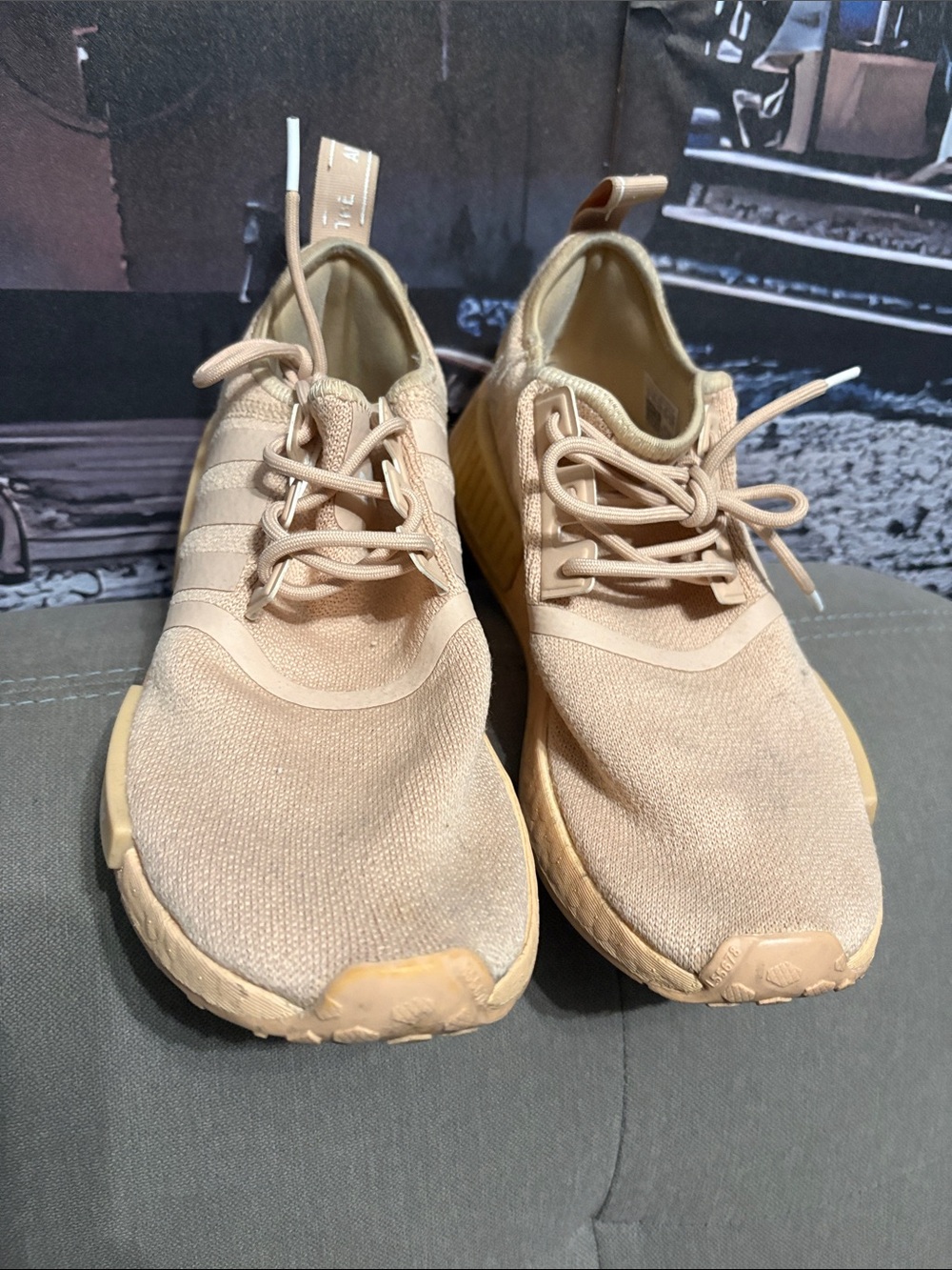 Adidas Women’s Knit Sneakers - Beige/Tan